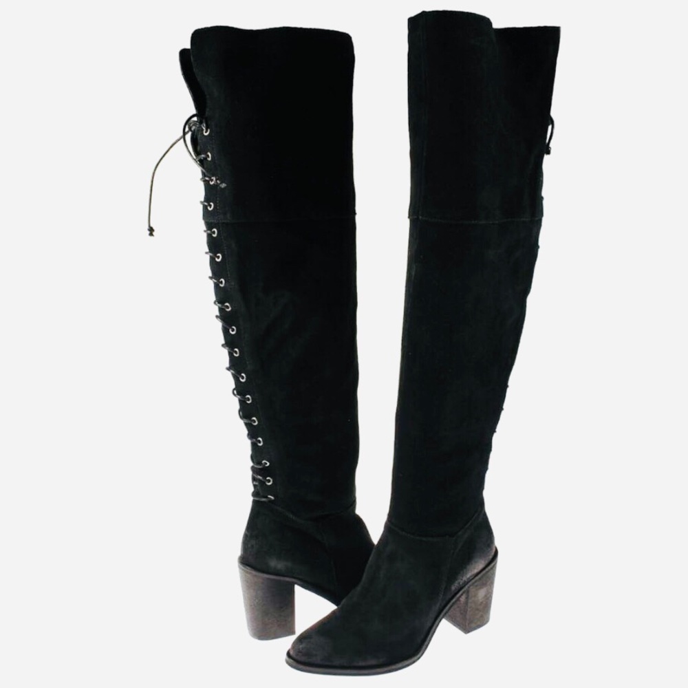 Black Knee-High Women's Boots